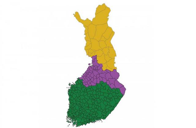 metsälakialuekartta